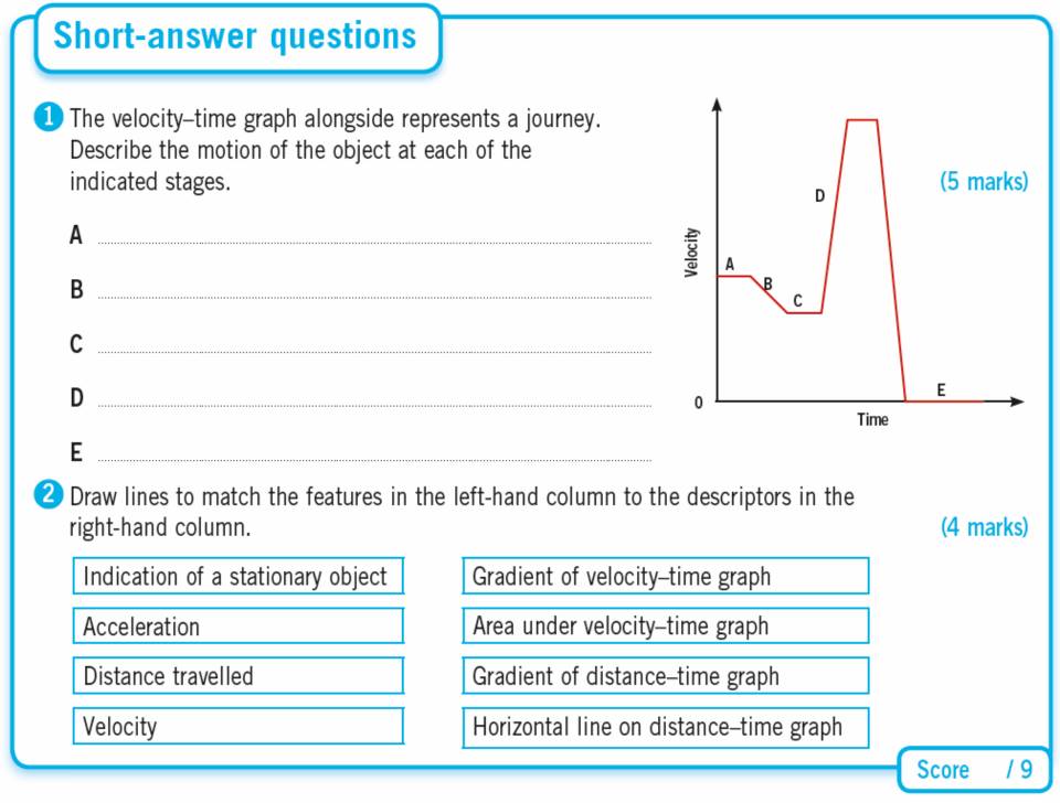 Speed, Velocity & Acceleration | gcse-revision, physics, forces-motion