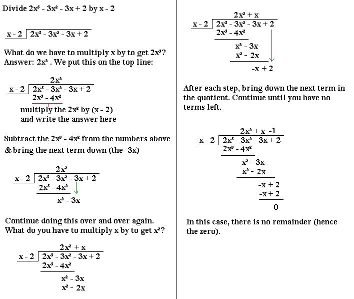 A the algebra Level worksheet Division form Algebraic  of  Mathematics factoring Long  Revision polynomials